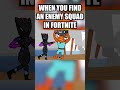 Finding an enemy squad in Fortnite #fortnite #shorts