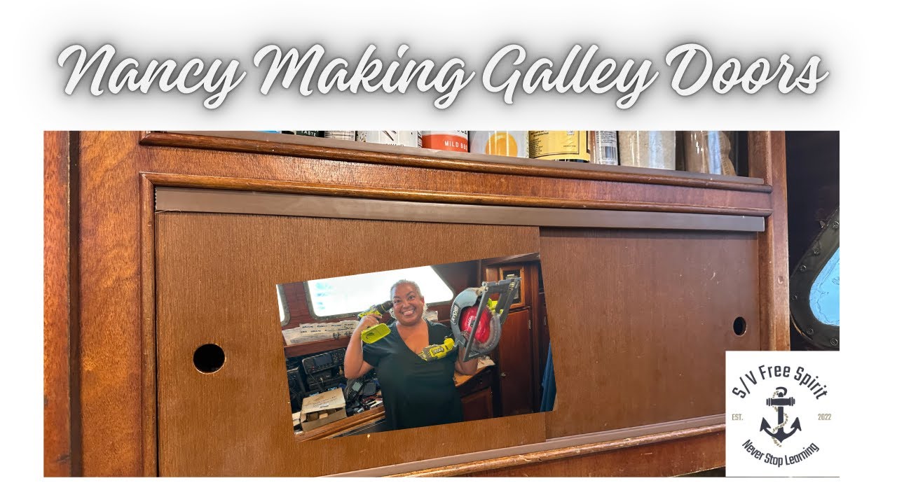 ⁣Nancy's at it again... Power tools and projects / Sailing Free Spirit