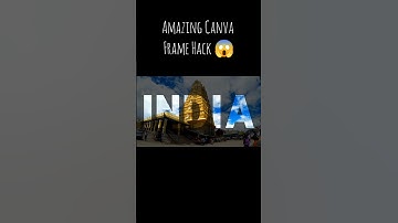 Amazing Canva Frame Hack for Beginners | Design in a Minute!