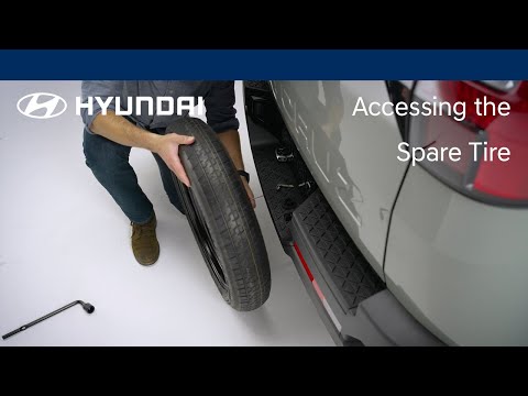 Accessing the Spare Tire | SANTA CRUZ | Hyundai