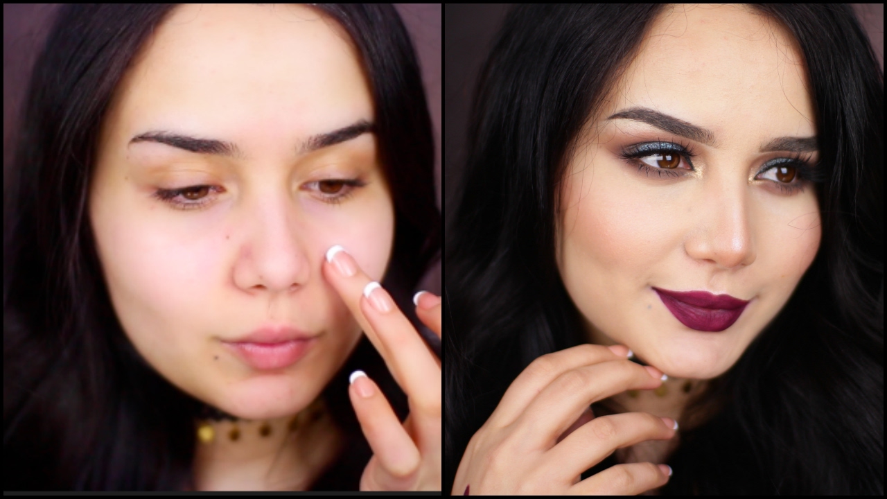 استعدي معي: مكياج سهرة باللون الازرق | GRWM: UD Moondust Palette