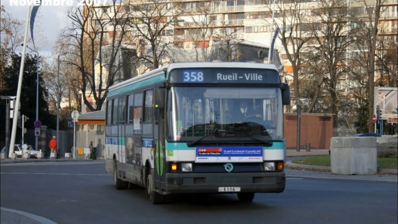 Ligne de bus RATP 267 & 358 (ligne supprimé) - YouTube