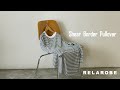 Shear  Border  Pullover