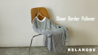 Shear  Border  Pullover