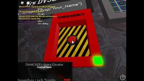 roblox space elevator script showcase