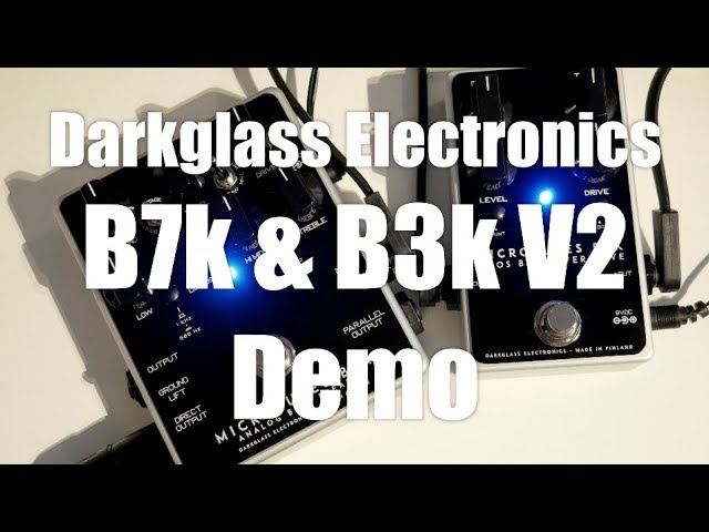 Watch Darkglass Electronics B7k & B3k V2 DEMO on YouTube Watch Darkglass Electronics B7k & B3k V2 DEMO on YouTube