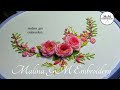 How to Embroider a Rose | Looped  Rose | Floral Embroidery