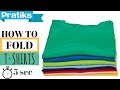 How to Fold a T-Shirt In 5 Seconds