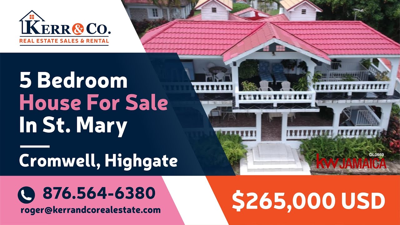 5 Bedroom House For Sale In Highgate, St. Mary, Jamaica 🇯🇲 YouTube