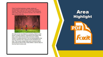 How to Mark and Highlight Key Areas in a PDF Document in Foxit PDF Editor