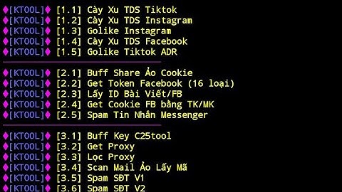 [KTool] Share tool gộp V1 full chức năng #php #python #2025 