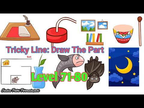 Tricky Line Draw The Part Level 71,72,73,74,75,76,77,78,79,80
