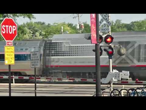 Amtrak IDTX 4626 Heading West to Quincy in Hinsdale, IL. (6/22/2023)