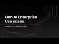 Gen ai 2023 enterprise use cases summary