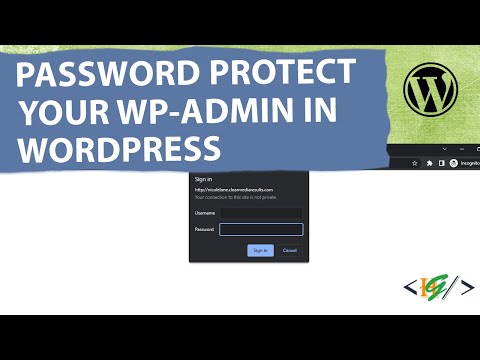 How to Password Protect Your WordPress Admin (wp-admin) Directory