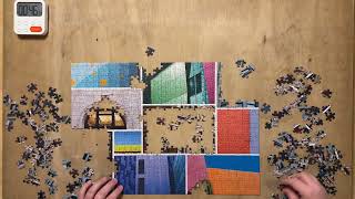 Puzzle with me: EJJ#100 | "Architecture" by speedpuzzle.eu (500 pieces) | 4K | #eurojigsawjam #ejj
