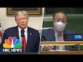 Trump Calls Out China For Role In Coronavirus Pandemic During U.N. Speech | NBC News NOW