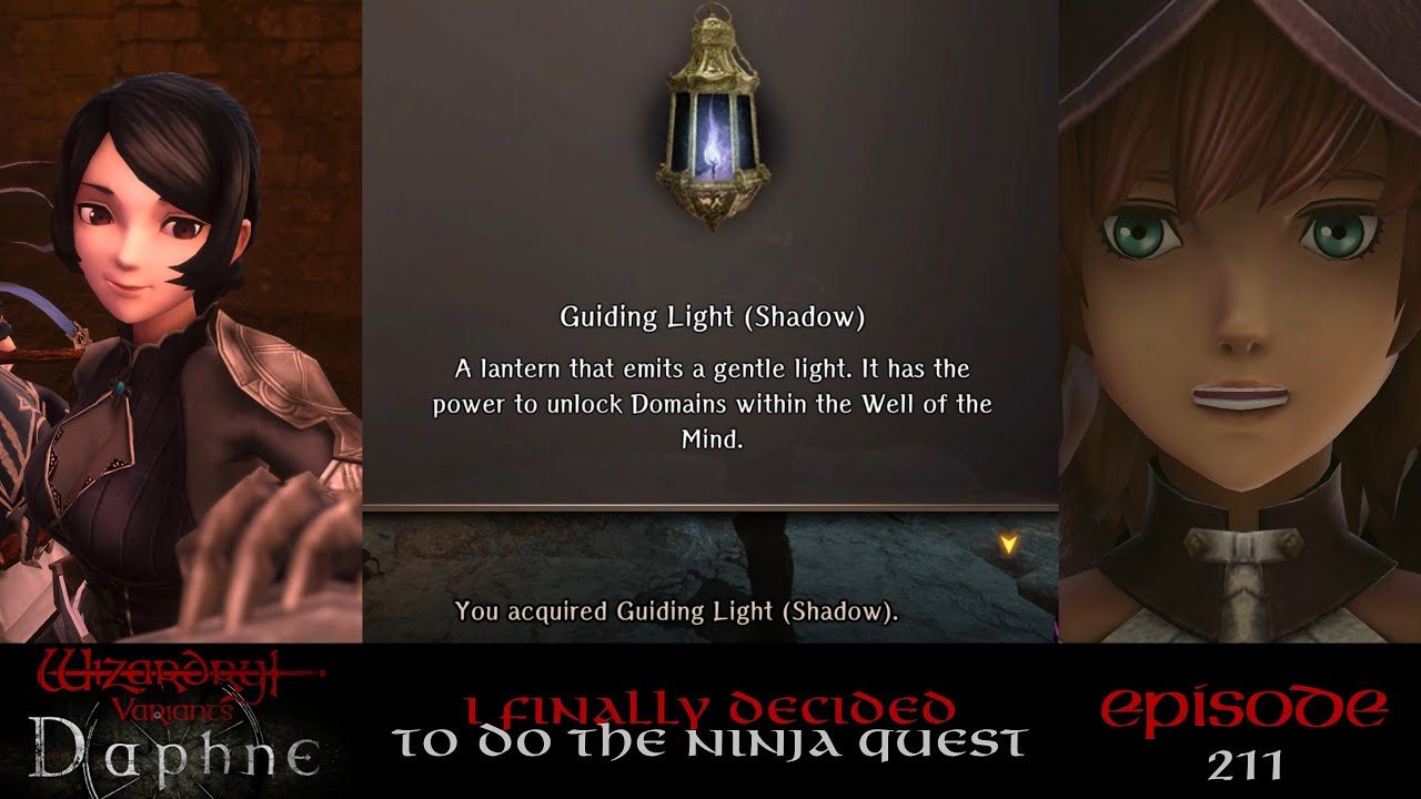 Getting the Shadow Lantern and Becoming a Ninja — Wizardry