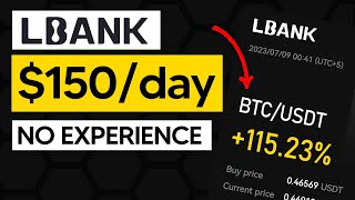How To Make Money From LBANK Exchange  in 2023 As A Beginner (NO EXPERIENCE) Without Skills