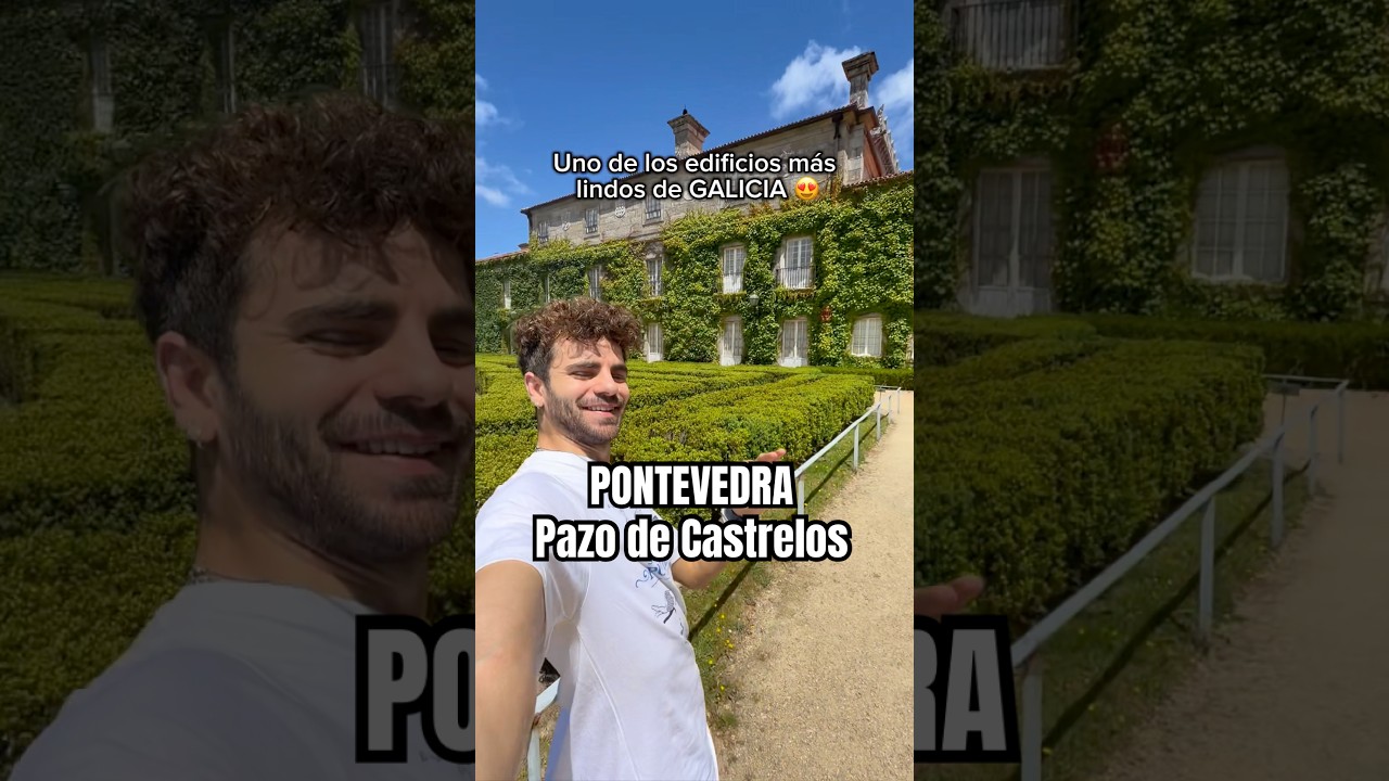 Uno de los edificios más lindos de Galicia 😍 el Pazo de Castrelos o Pazo Quiñones de León