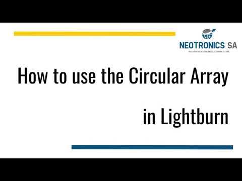 Lightburn Tips for your Laser Machine| How to Use Circular Array - YouTube