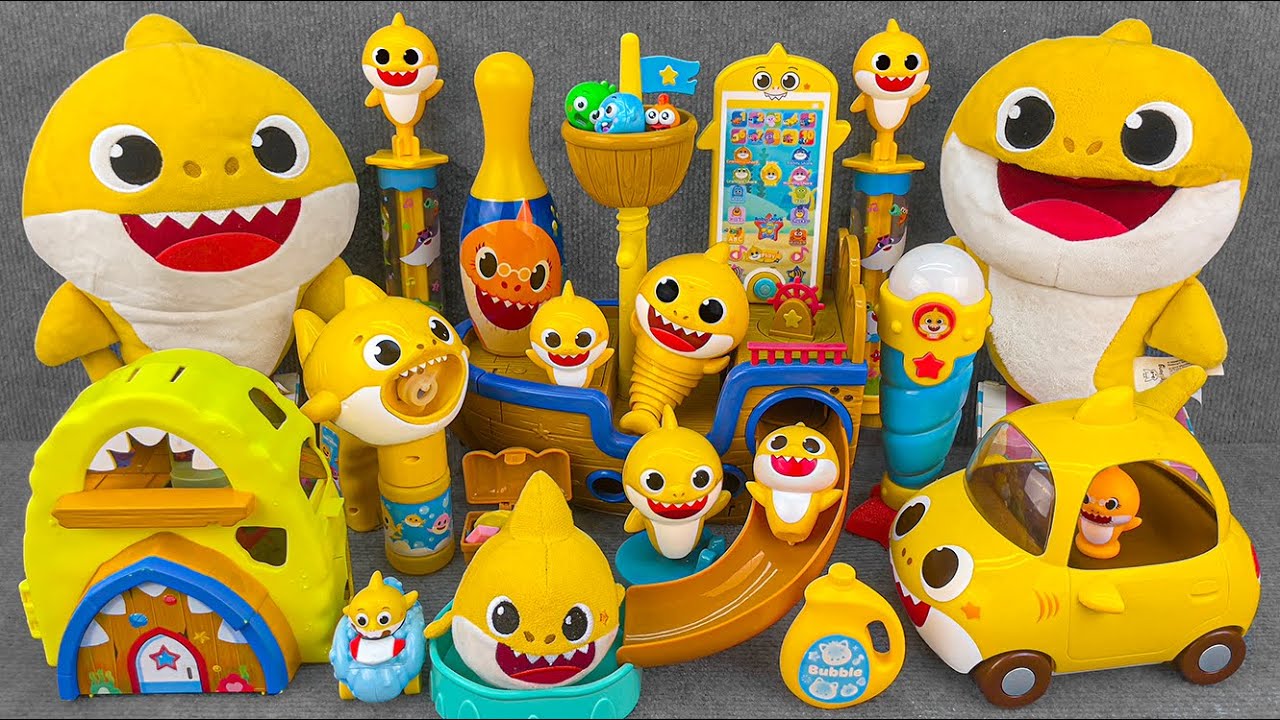 BABY SHARK : 99 min Compilation - Satisfying Unboxing (ASMR)