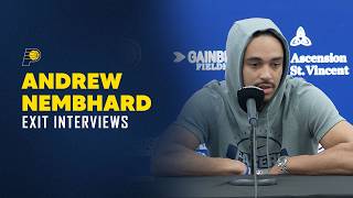 Andrew Nembhard Talks About Biggest Areas of Growth & Reflects on 2025-26 Season | Exit Interview