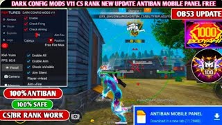 Panel For Mobile FF🔥 | Free Hack New FF Panel Free Fire Panel Ob53 FF Max Injector 2026✅