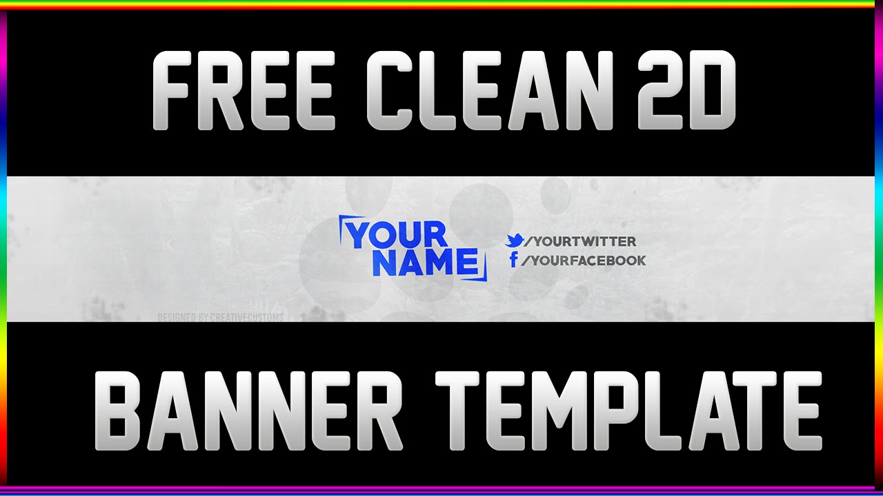 *NEW*Clean 2D Banner Template 2016[Free] YouTube