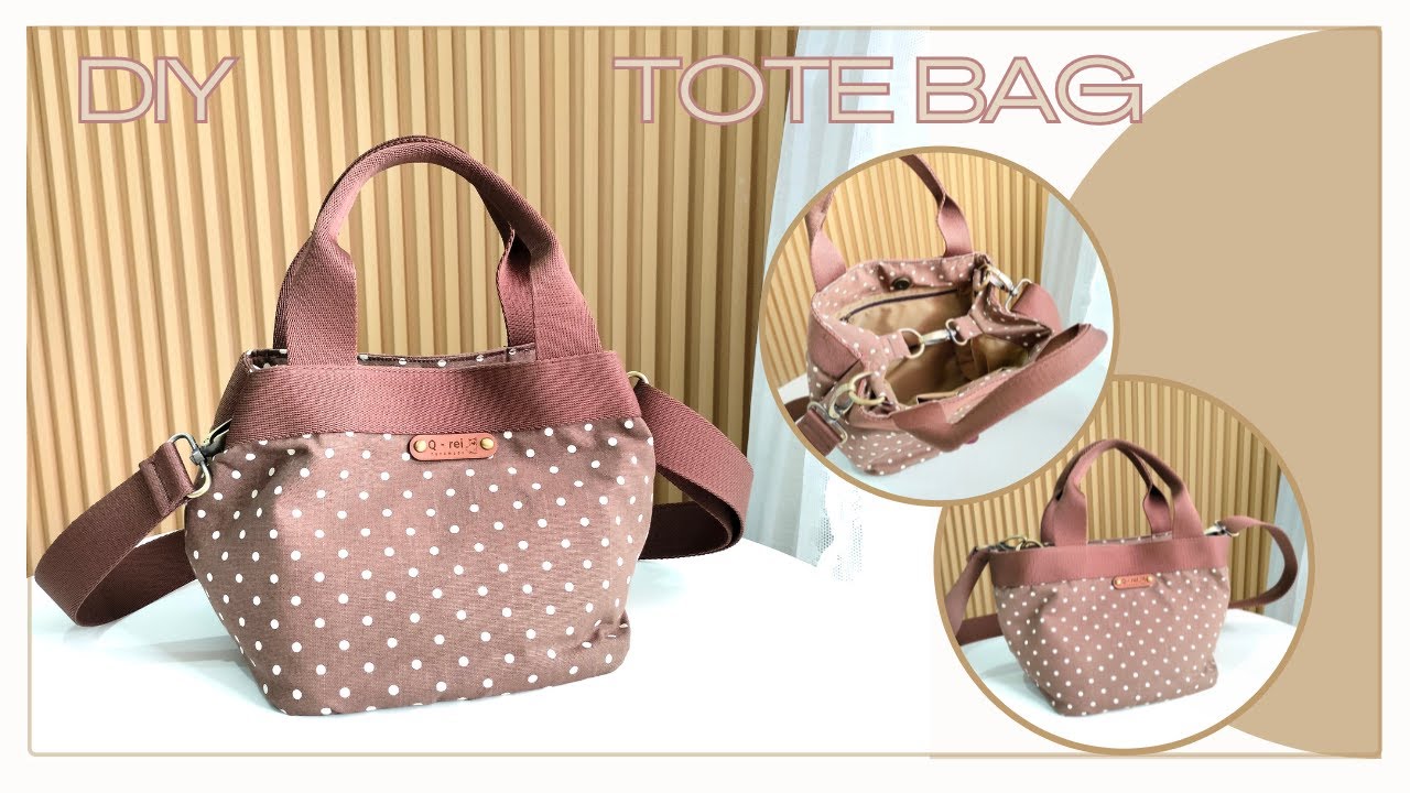 How To Make a Tote Bag With Pockets | DIY Tote Bag With Pockets - YouTube
