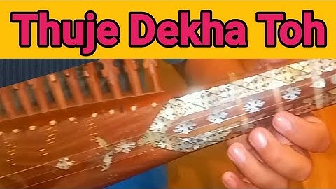 Thujhe Dekha Tu Yeh Janan Sanam | Rabab Learn Hindi Song | Film Dil Dhulhania Lejaingy Slow Motion