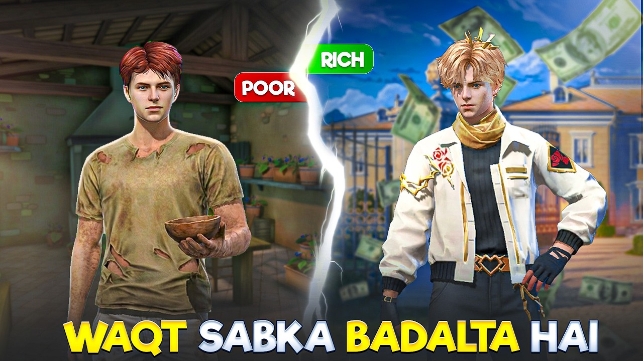 Waqt Sabka Badalta Hai | 2 भाईयो की कहानी | Free Fire Emotional Story | Mr Nefgamer