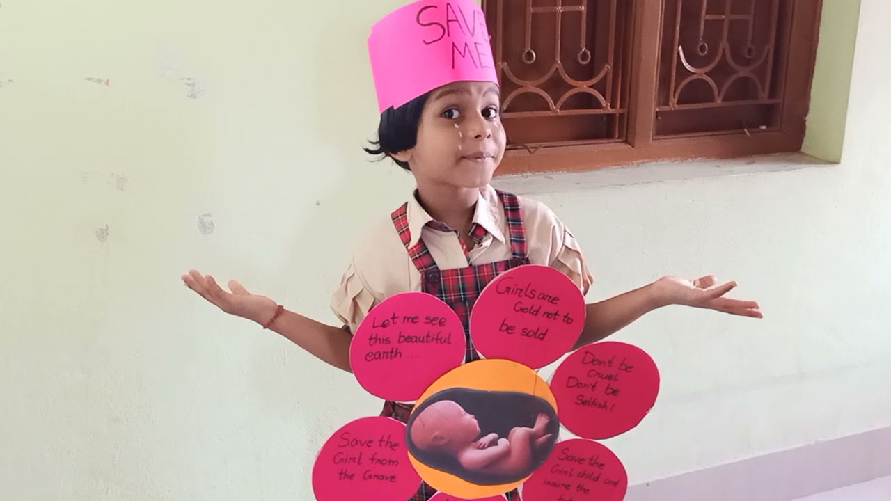 kids rhymes on Save girl child 🙆