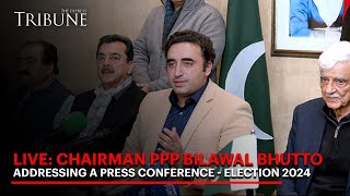 Live Chairman Ppp Bilawal Bhutto News Conference The Express Tribune