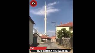 Muhtardan Cami Minaresinden Güldüren #evdekal anonsu
