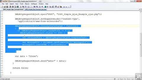 Learning Dynamic Website Design - PHP MySQL and JavaScript : Using Simple AJAX