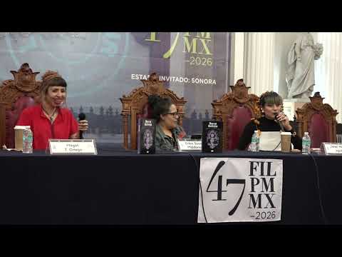 presentación del libro Morras malditas en FIL Minería 2026.