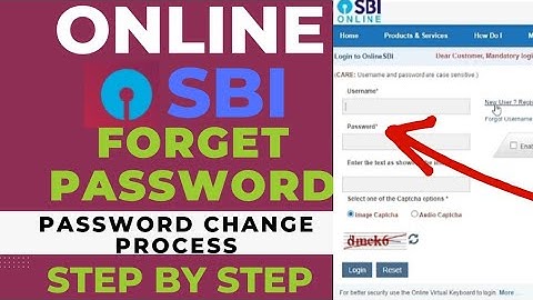 Sbi net banking ka password forget kaise kare | Sbi net banking login password reset using atm card