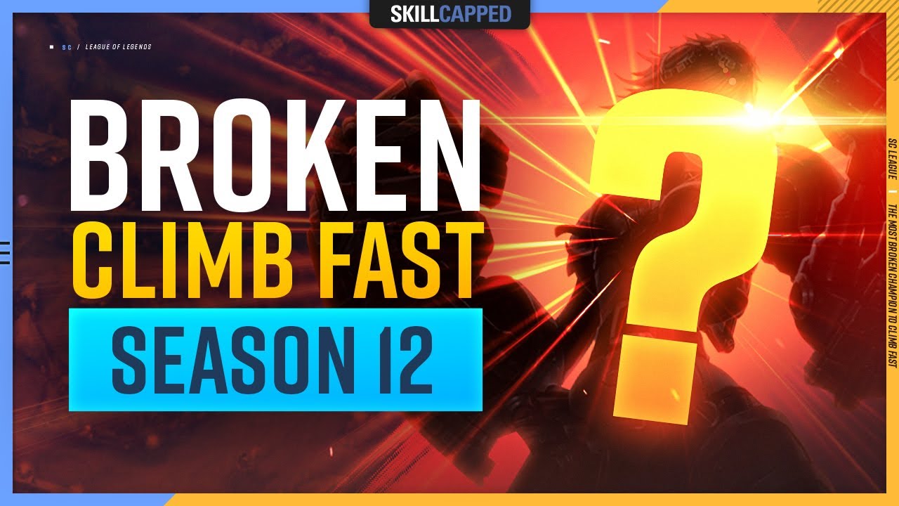 The MOST BROKEN Champion to CLIMB FAST in Season 12! - League of Legends