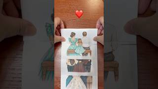 My family❤️ #shorts #puzzle #diy #art #papercraft #handmade #drawing