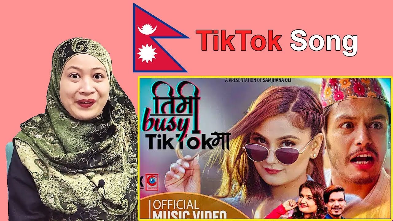 Nepali TikTok Song  Bale Reshma   Timi Busy Tik Tok Ma  Malaysian Girl Reactions