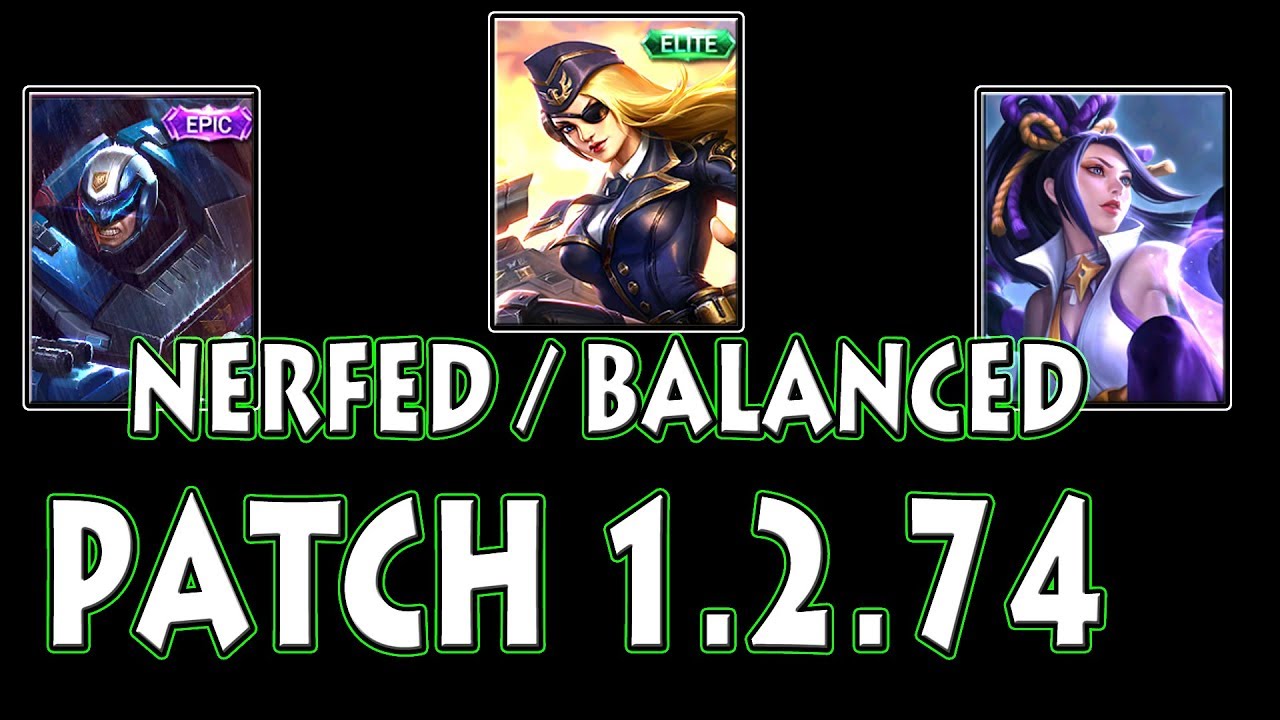 Lesley Nerfed | Patch Notes 1.2.74 | Mobile Legends | Slothy Sloth