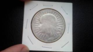 Poland 10 zloty 1932 silver ( Польша 10 злотых 1932 серебро )