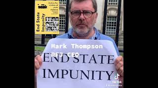 Mark Thompson takes a stand against State Impunity