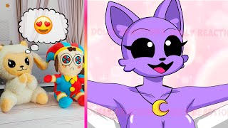 Dolly and Pomni React to TADC and Poppy Playtime Chapter 3 Animations | Funny Videos Compilation #96