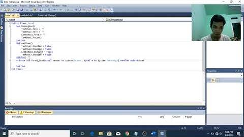 CARA Membuat Form data mahasiswa menggunakan visual basic 2010 express & Microsoft access