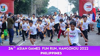 24th HANGZHOU ASIAN GAMES FUN RUN  Philippines 🇵🇭