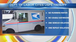 Department of Labor cites USPS Facility in Chesapeake