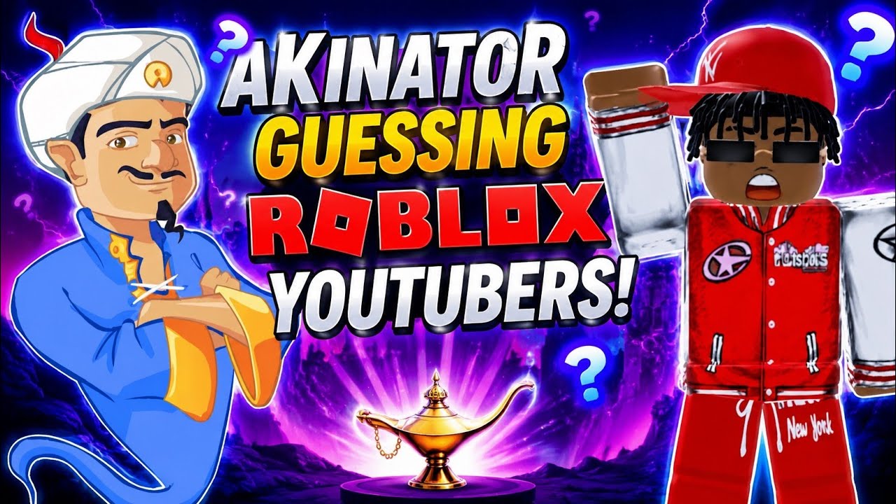 Can akinator guesses Roblox YOUTUBERS? - YouTube