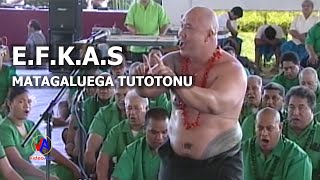 EFKAS MATAGALUEGA TUTOTONU (Iupeli Siliva Kanana Fou) : Siva, Pese fa'aleaganu'u, Taualuga